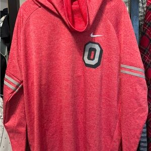 Nike Red Hoodie with Logo